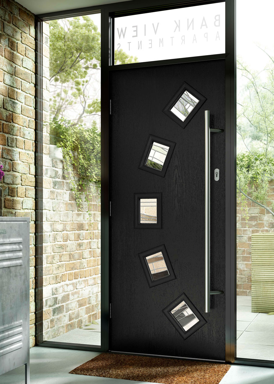 Black Brown Breeze Door